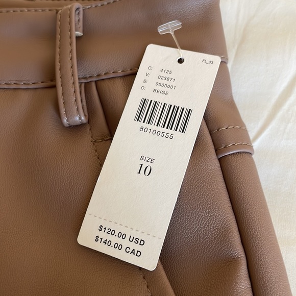 Matt & Nat High-Waisted Vegan Leather Shorts - Picture 9 of 11